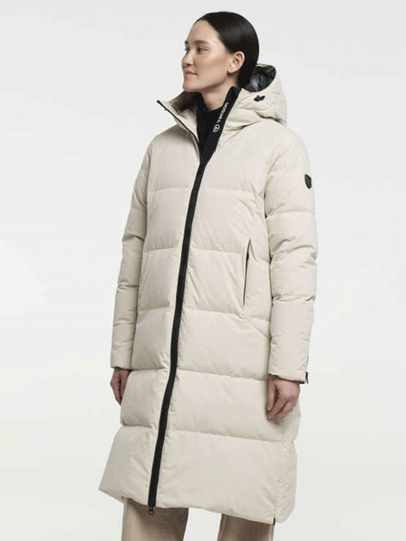 Tenson dámský zimní lifestylový kabát TENSON Shanna Down Coat W béžový