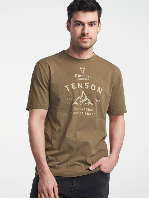 Tenson pánské triko TENSON Himalaya Tee M khaki