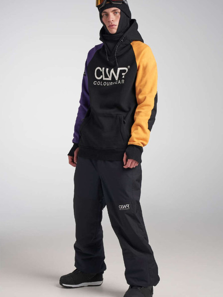 Tenson unisex mikina s kapucí COLOURWEAR Bowl 2.0 fialová/žlutá