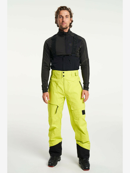Tenson pánské lyžařské a skialpové membránové kalhoty TENSON Shibui Shell Pants M světle žluté