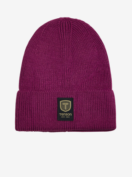 Tenson unisex kulich TENSON Badge Beanie fialový
