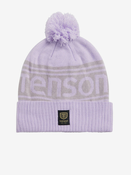 Tenson unisex kulich TENSON Pom-Pom Beanie světle fialový