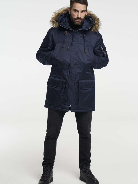 Tenson pánská zimní lifestylová parka TENSON Himalaya Anniversary M tmavě modrá
