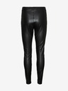 Vero Moda Černé dámské koženkové skinny fit legíny VERO MODA Gaya