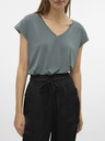 Vero Moda Zelené dámské tričko VERO MODA Filli