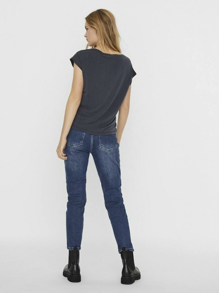 Vero Moda Tmavě modré dámské tričko Vero Moda Filli