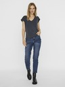 Vero Moda Tmavě modré dámské tričko Vero Moda Filli