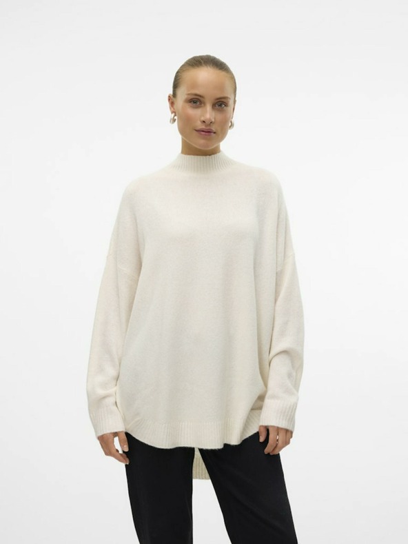 Vero Moda Krémový dámský svetr Vero Moda Plaza