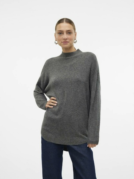 Vero Moda Šedý dámský svetr Vero Moda Plaza