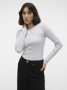 Vero Moda Světle šedé dámské tričko Vero Moda Chloe