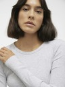 Vero Moda Světle šedé dámské tričko Vero Moda Chloe