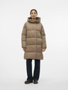 Vero Moda Hnědý dámský prošívaný kabát Vero Moda Stella