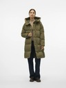 Vero Moda Khaki dámský prošívaný kabát Vero Moda Stella