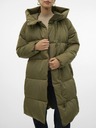 Vero Moda Khaki dámský prošívaný kabát Vero Moda Stella