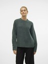 Vero Moda Zelený dámský svetr Vero Moda Boom