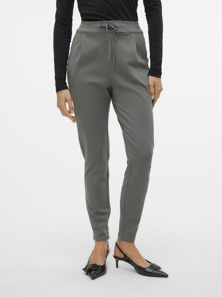 Vero Moda Zelené dámské kalhoty Vero Moda Eva