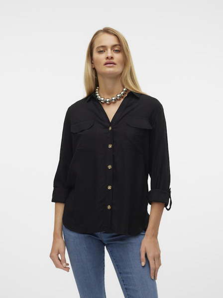 Vero Moda Černá dámská halenka Vero Moda Bumpy