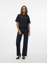 Vero Moda Černé dámské tričko Vero Moda Demi