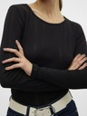 Vero Moda Černé dámské tričko Vero Moda Lisa