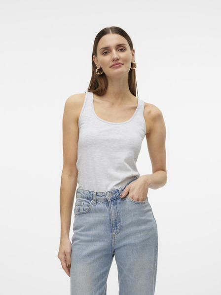 Vero Moda Světle šedé dámské tílko Vero Moda Lulu