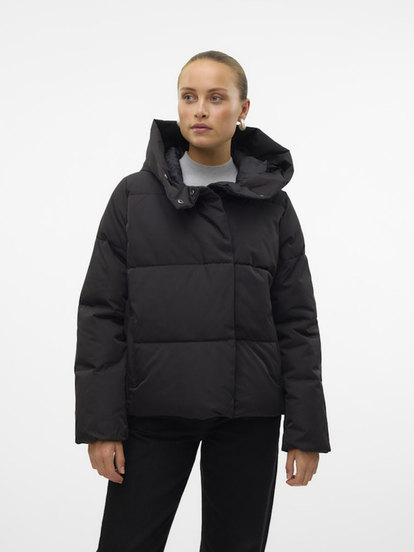 Vero Moda Černá dámská zimní prošívaná bunda Vero Moda Stella