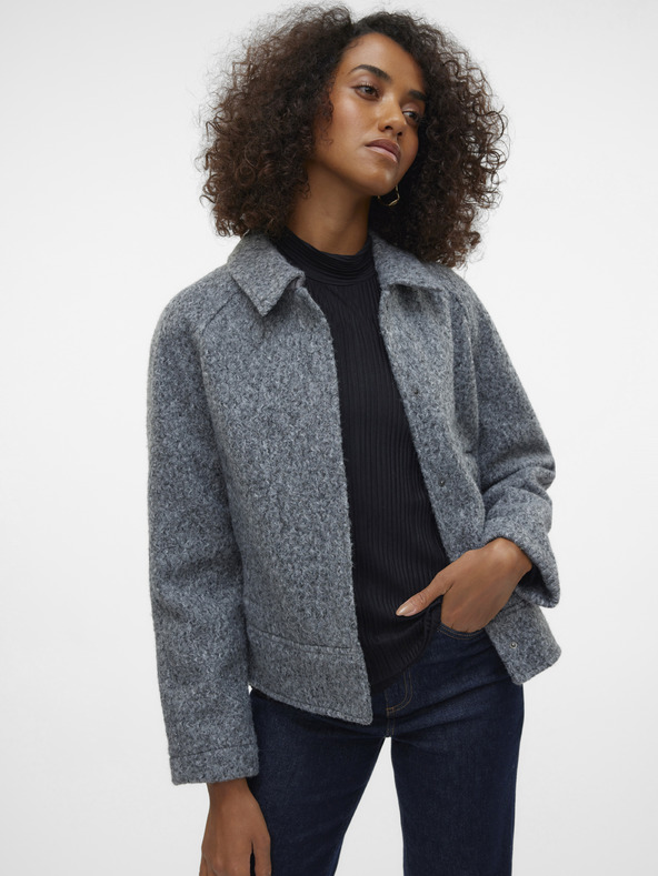 Vero Moda Šedá dámská bunda Vero Moda Lara