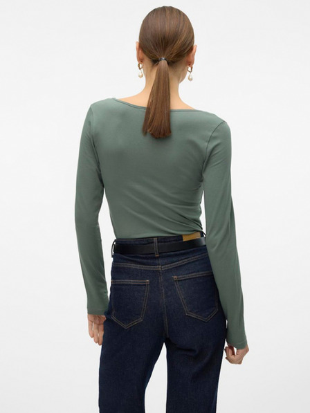 Vero Moda Zelené dámské tričko Vero Moda Lulu