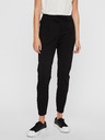 Vero Moda Černé kalhoty VERO MODA Eva