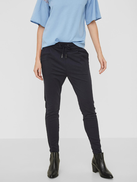 Vero Moda Tmavě modré kalhoty VERO MODA Eva