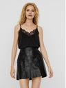 Vero Moda Černý top s krajkou VERO MODA Ana