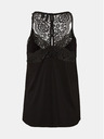 Vero Moda Černý top s krajkou VERO MODA Ana