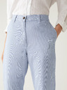 Marks & Spencer Světle modré dámské pruhované chino kalhoty Marks & Spencer