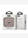 Karl Lagerfeld Karl Lagerfeld PU Embossed Karl Head Pouzdro pro AirPods Pro 2 Pink