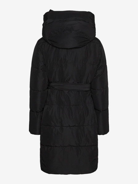 Vero Moda Černý dámský prošívaný kabát Vero Moda Leoniekate
