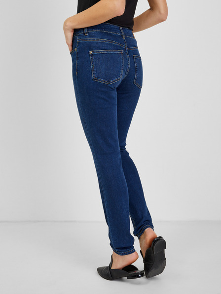 Orsay Tmavě modré dámské skinny fit džíny ORSAY
