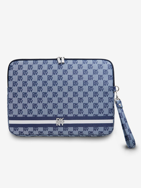 DKNY DKNY PU Leather Checkered Pattern and Stripe Obal na Notebook 13/14 Blue"