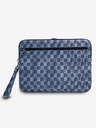 DKNY DKNY PU Leather Checkered Pattern and Stripe Obal na Notebook 13/14 Blue"