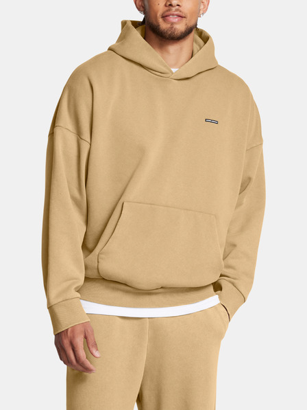 Under Armour Pánská mikina Under Armour UA Icon HWT Flc Wash OS Hood-BRN