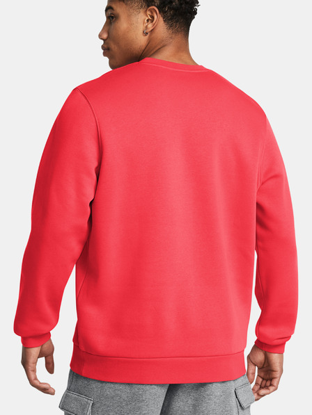 Under Armour Pánská mikina Under Armour UA Icon Fleece Crew-RED