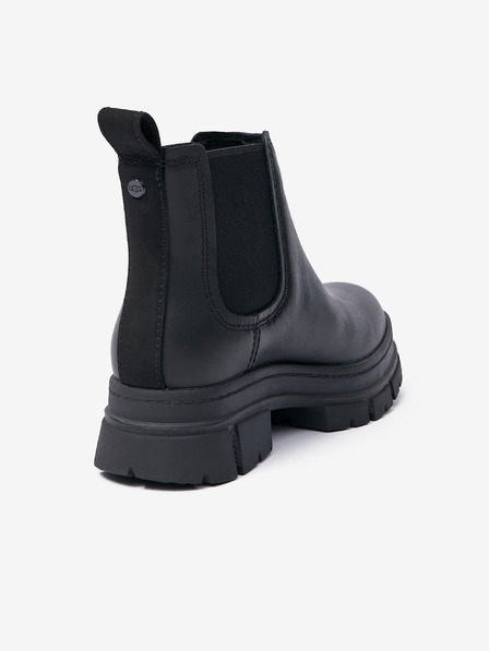 UGG Černé dámské kožené chelsea boty UGG Ashton Chelsea