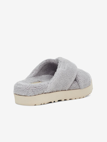 UGG Šedé dámské pantofle z umělého kožíšku UGG