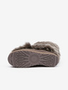 UGG Tmavě hnědé dámské semišové sněhule s ovčí vlnou UGG Classic Mini II