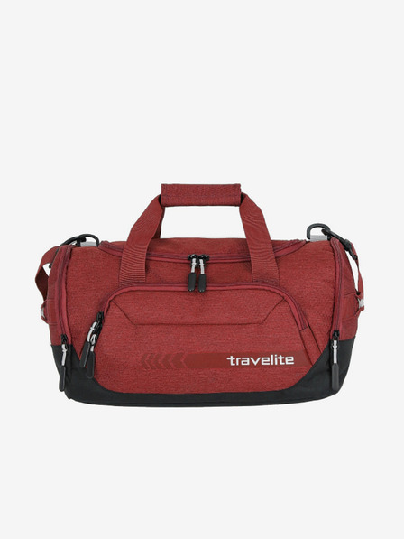 Travelite Červená cestovní taška Travelite Kick Off Duffle S