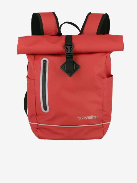 Travelite Červený batoh Travelite Basics Roll-up Plane