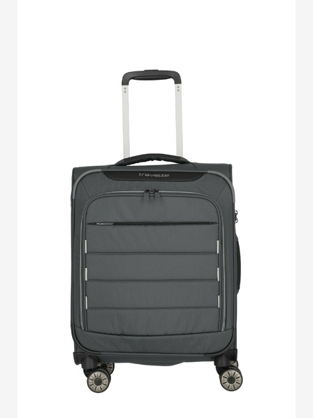 Travelite Tmavě šedý cestovní kufr Travelite Skaii 4w S