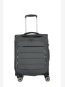 Travelite Tmavě šedý cestovní kufr Travelite Skaii 4w S