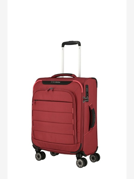 Travelite Červený cestovní kufr Travelite Skaii 4w S