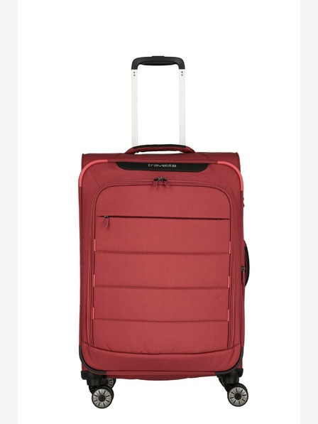Travelite Cestovní kufr Travelite Skaii 4w M - červená