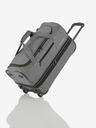 Travelite Cestovní taška Travelite Basics Wheeled duffle S - šedo-zelená