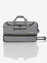 Travelite Cestovní taška Travelite Basics Wheeled duffle S - šedo-zelená